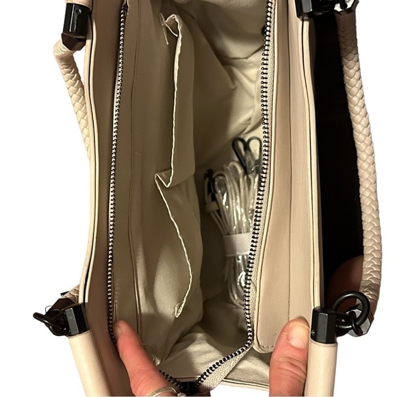 NWT Badgley Mischka Large Satchel Shoulder or Crossbody Bag LOWEST OFFERS SENT - Picture 14 of 16